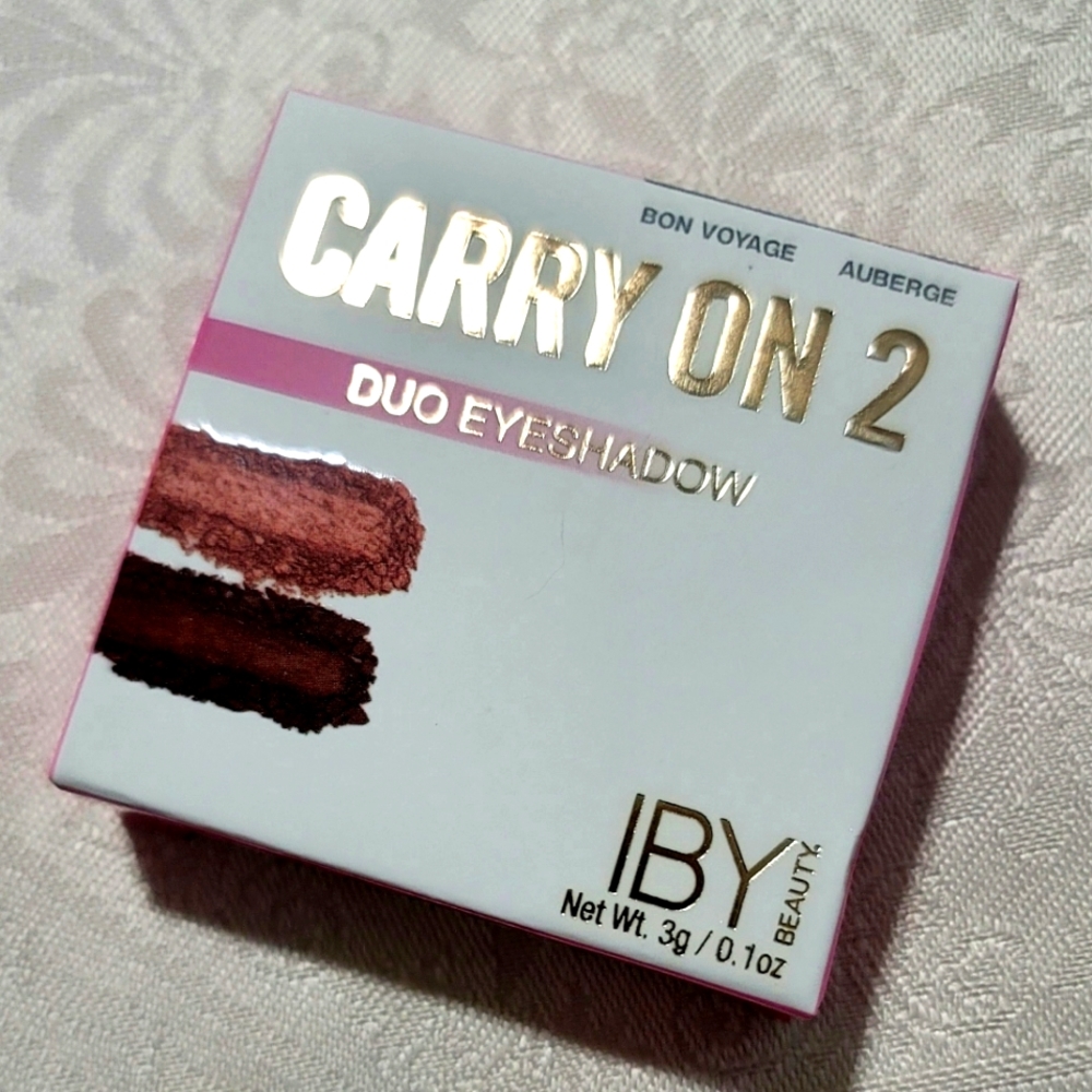 NEW! IBY Beauty Carry On 2 Duo Eyeshadow Auberge/Bon Voyage 3 g